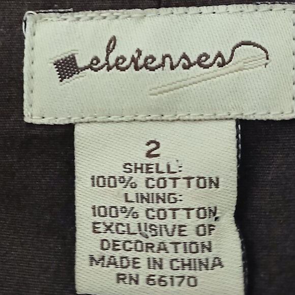 Elevenses Anthropologie Coat Jacket Size 2 Victorian Gothic Skirted Brown - Picture 8 of 9